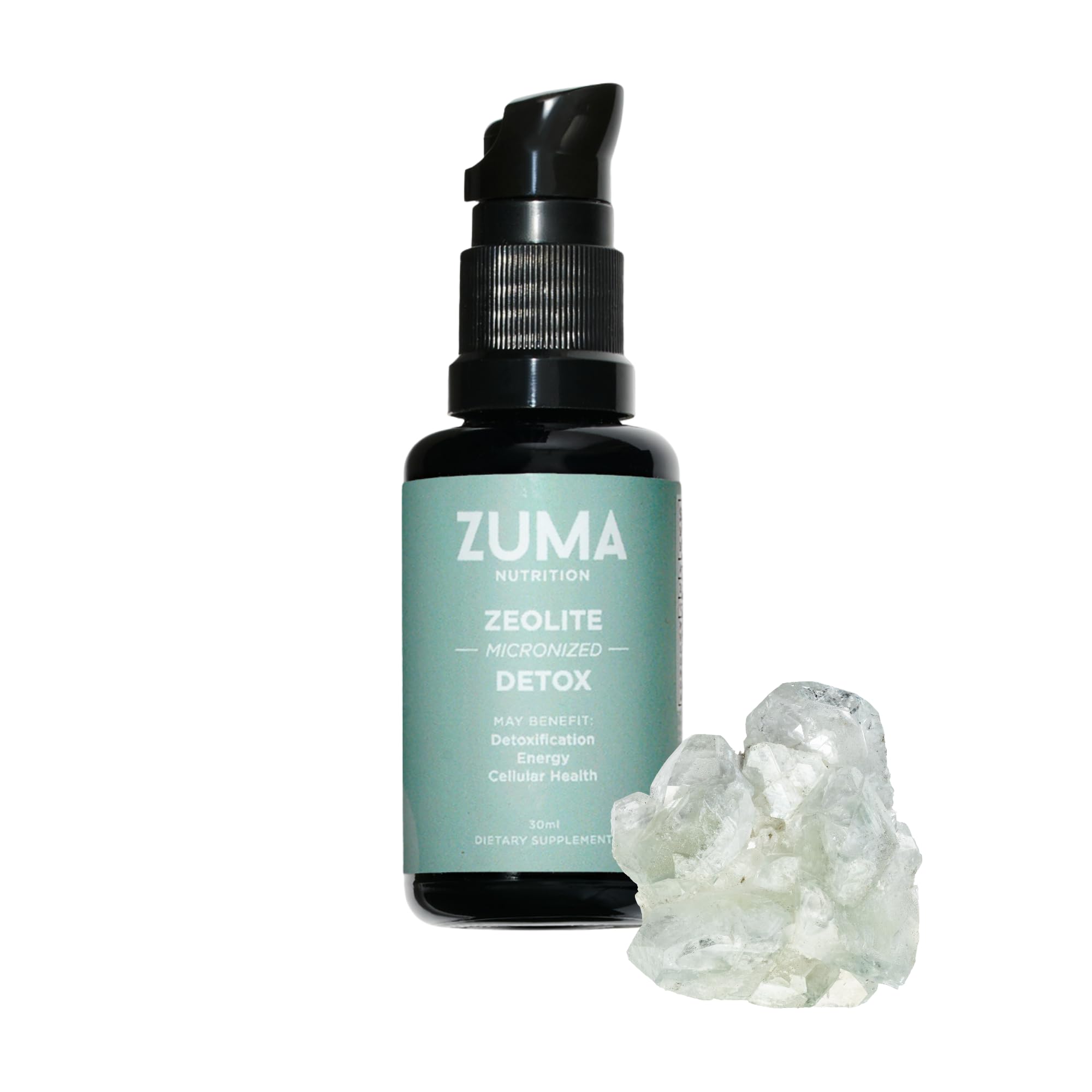 Zuma Nutrition Zeolite Tonique, bouteille 30 ml facile à intégrer dans votre routine quotidienne.