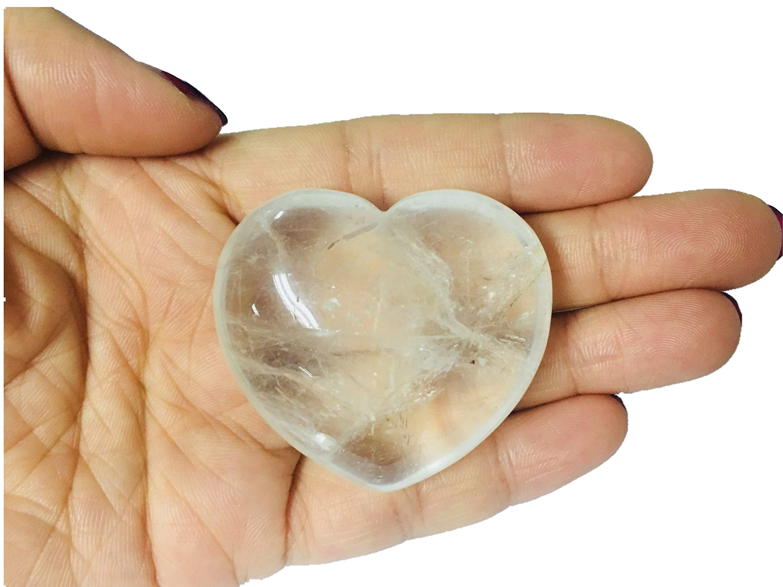 Cœur Zungtin en quartz rose en détail, pratique méditative favorisant le calme et l'harmonie.