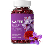 ZuriVitaNex Bouteille de capsules safran, pratique pour votre routine quotidienne.