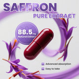 ZuriVitaNex Étiquette produit safran — informations claires pour consommation responsable.