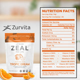 Zurvita Zeal pour la vie — sachet dose, preparation pratique au quotidien.