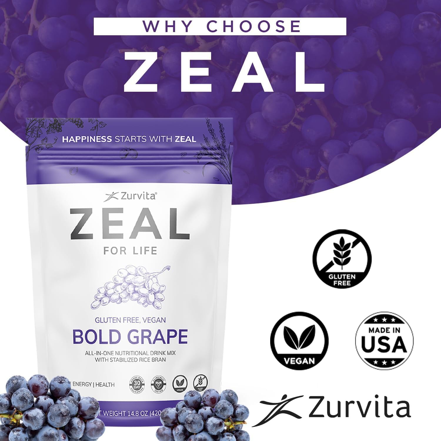 Zurvita Zeal pour la Vie, étui portable, idéal en déplacement.