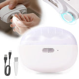 Tondeuse d'ongles bébé Zuxify avec LED pour une coupe précise et sûre.