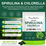 Gélules molles ZUZOKKAHA spiruline et chlorelle, faciles à emporter.