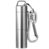 ZXLLM boîte-pilules 2 compartiments, design compact pour voyages pratiques.