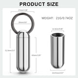ZXLLM Capacité deux capsules diamètre maximal 0,8 pouce, pratique