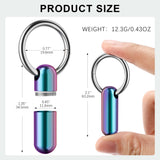ZXLLM capsule pilules design ultra-durable titane, résistant à l'usage quotidien.