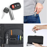 ZXLLM etui pilules poche quotidienne, accessoire discret pour voyage et sac
