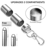 Porte-pilules ZXLLM portable etanche, facile à glisser dans la poche.