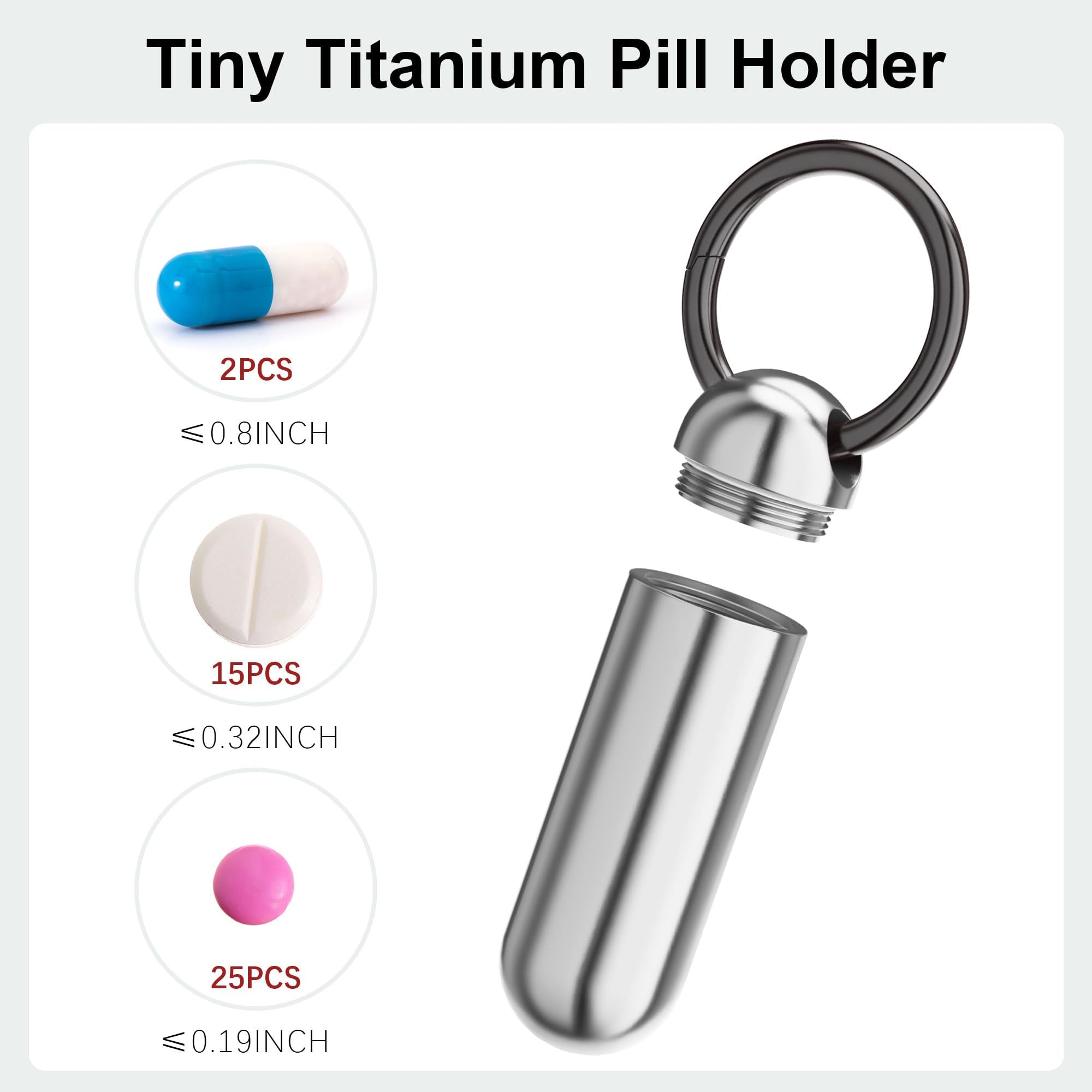 ZXLLM Joint silicone étanche protège les pilules lors d’activités