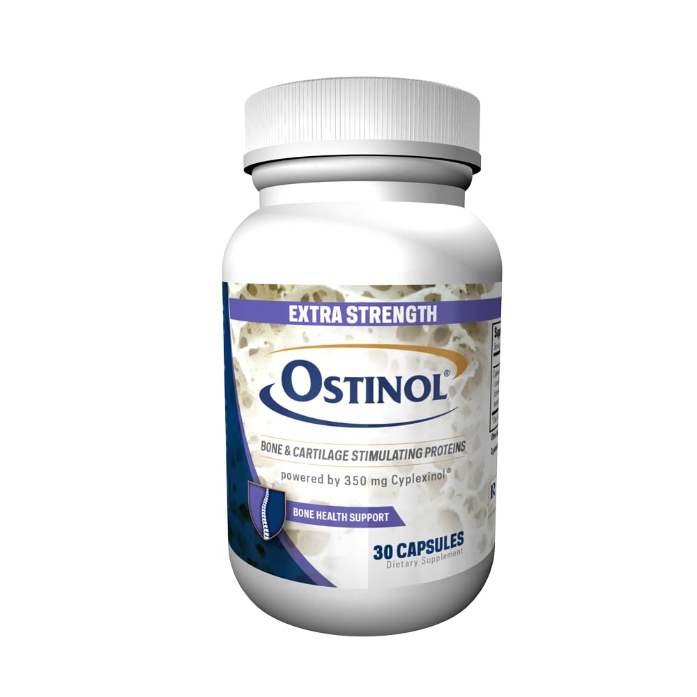 ZYCAL Ostinol, boîte de capsules, soutien potentiel des tissus osseux et articulaires.