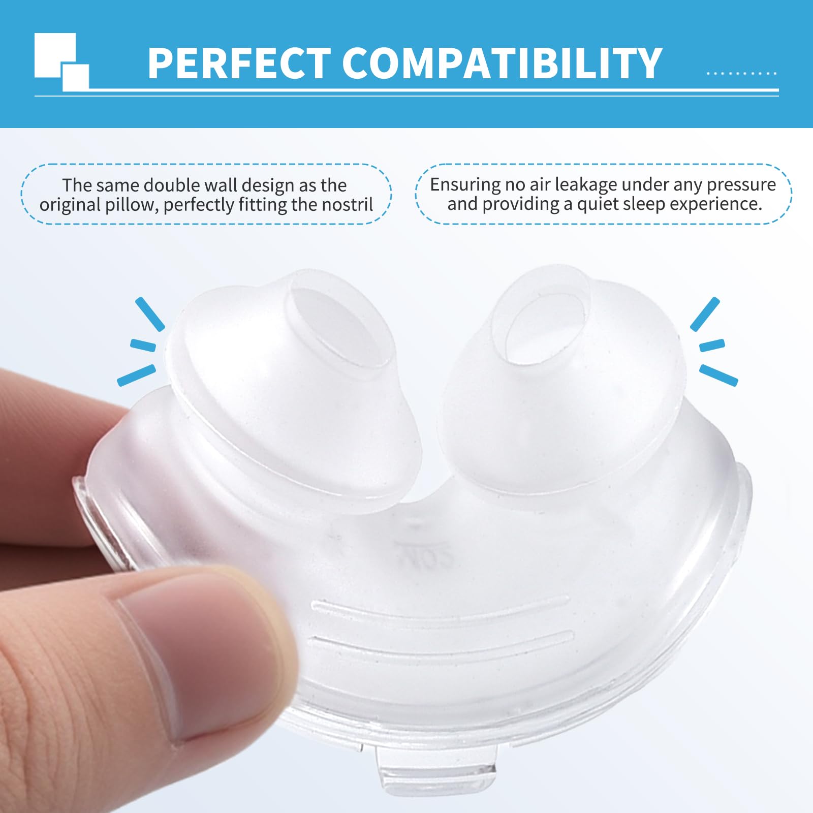 Remplacement facile pour AirFit P10, installation rapide.