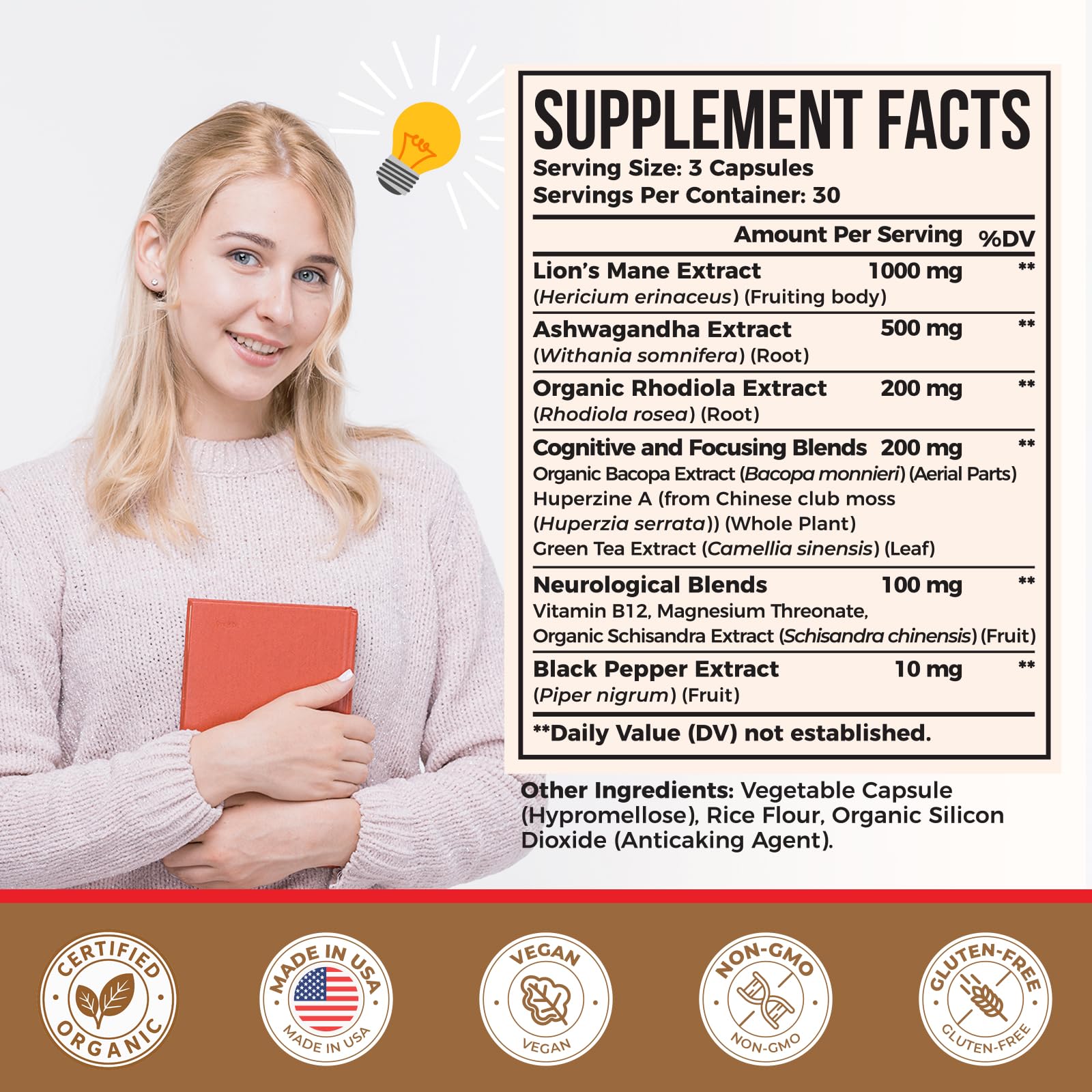 Zylvrax capsules vegan sans OGM et gluten — choix sain et responsable.