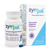ZYMPAL: bouteille de capsules digestives pour soutenir la digestion après les repas.