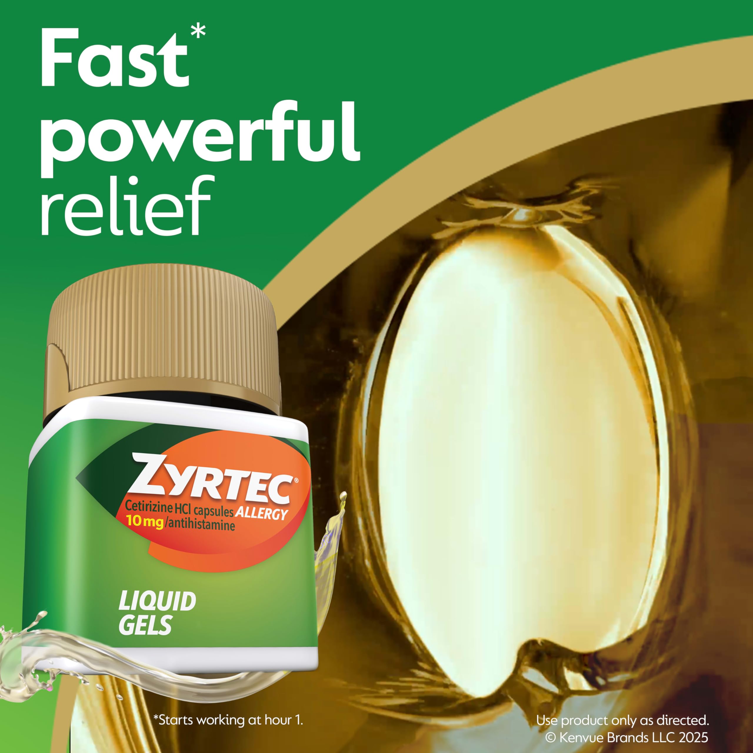 Allergies intérieures et extérieures illustrées par Zyrtec