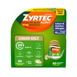 Zyrtec – bouteille visible, format 24h pour soulager les allergies
