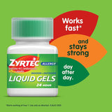 Zyrtec: bouteille de gélules, format quotidien pratique.