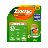 Zyrtec – bouteille de gelules 24h pour le relief des allergies