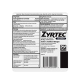 Zyrtec: dose quotidienne facile à intégrer dans votre routine.