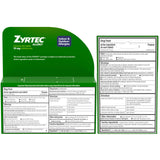 Usage quotidien possible avec Zyrtec pour les allergies quotidiennes.