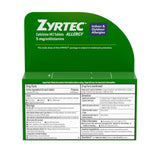 Utilisation quotidienne Zyrtec pour soutien des symptômes allergiques.