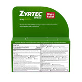Usage quotidien avec Zyrtec, dose simple et pratique.