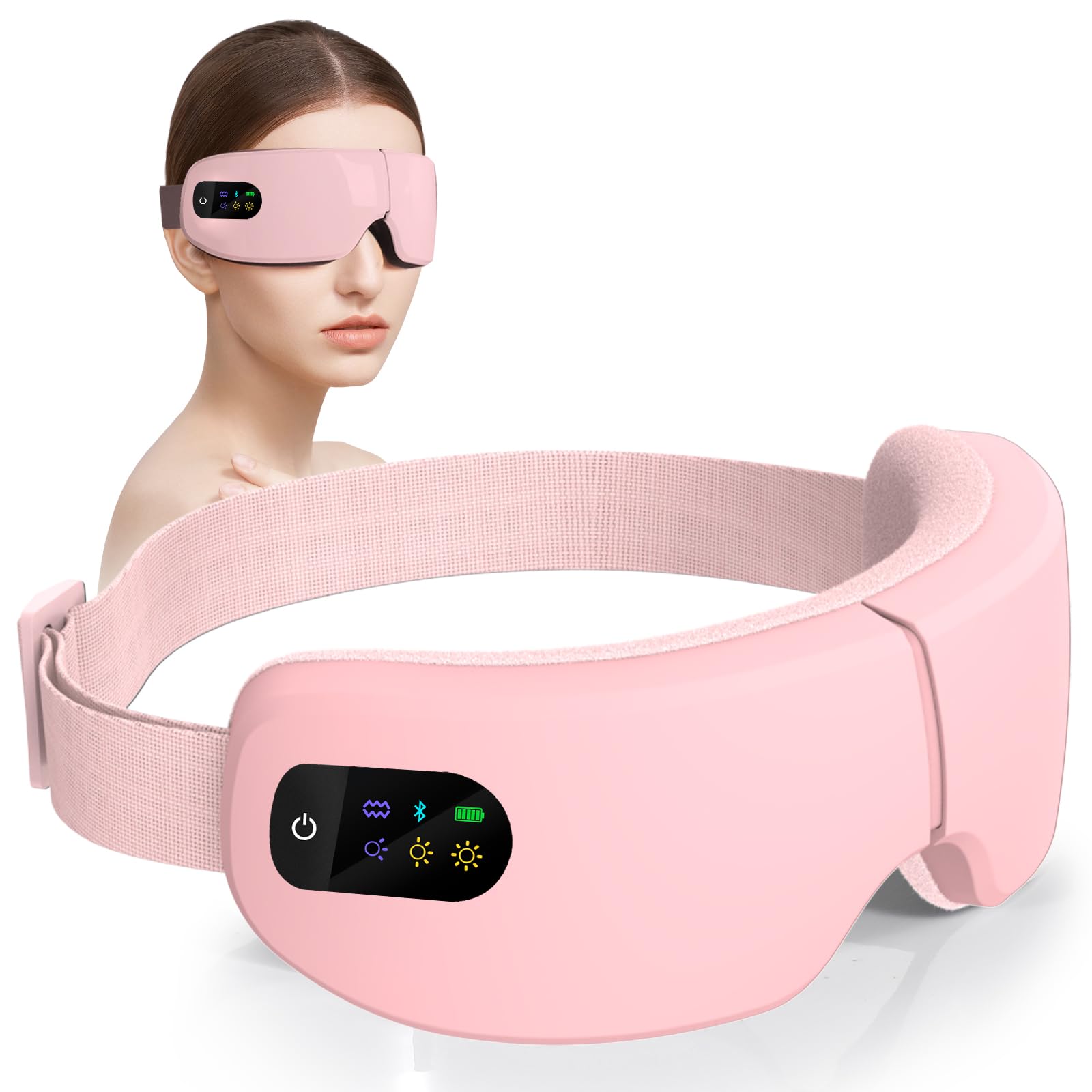 Masseur oculaire ZZR SEVEN en chaleur pour une détente apaisante.
