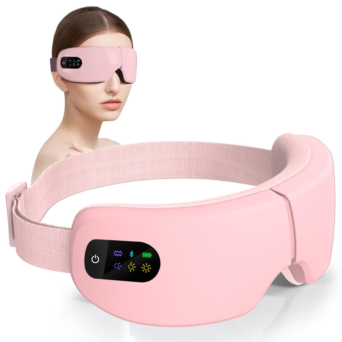 Masseur oculaire ZZR SEVEN en chaleur pour une détente apaisante.